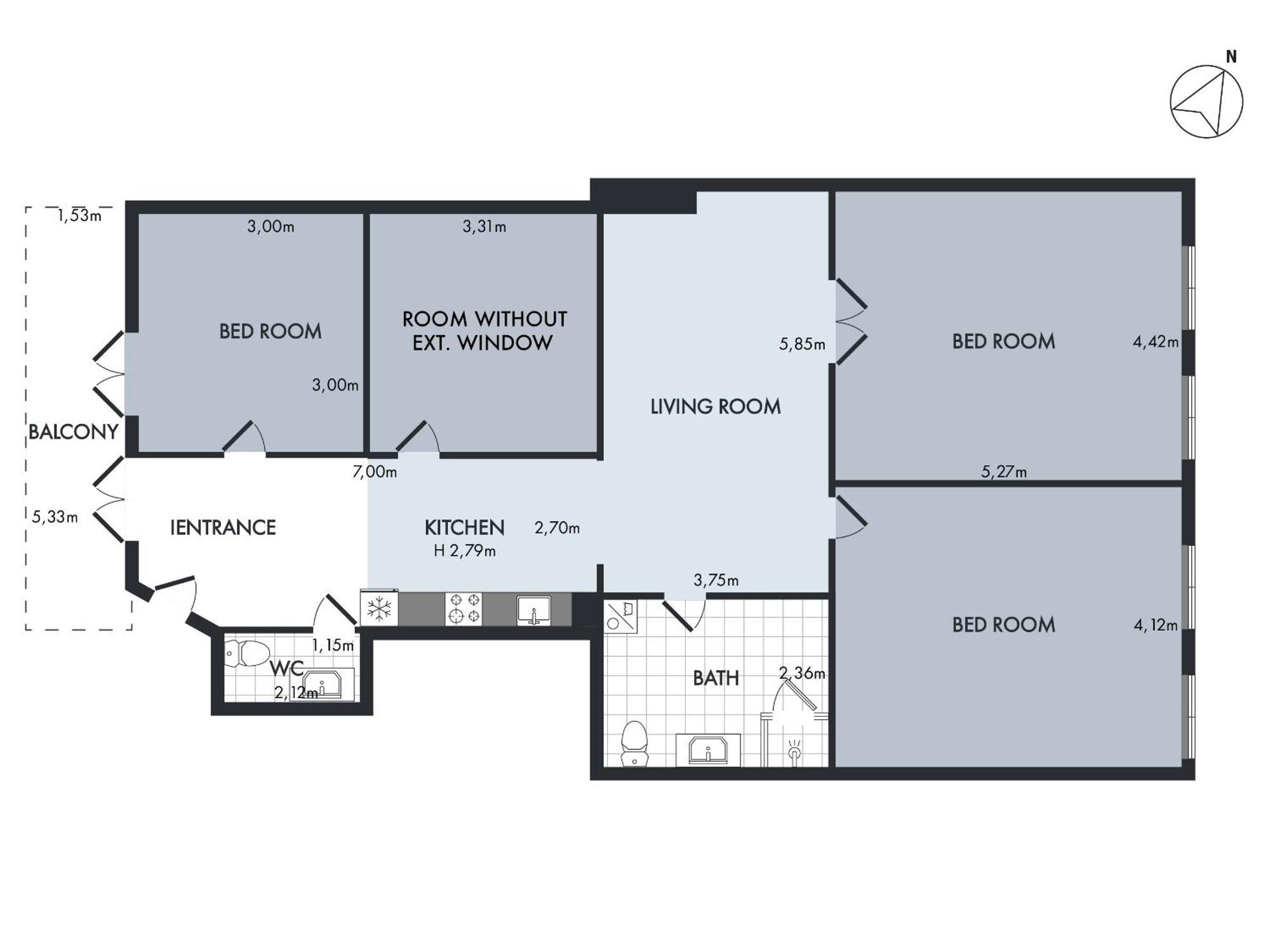 Sanders Leaves - Charming Three-Bedroom Apartment In Downtown Köpenhamn Exteriör bild